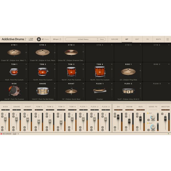 XLN Audio AD 2 United Heavy