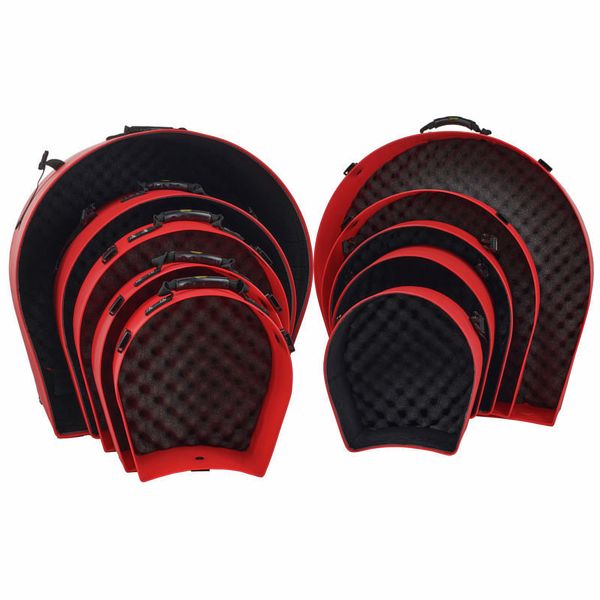 Hardcase HRockFus3 F.Lined Set Red