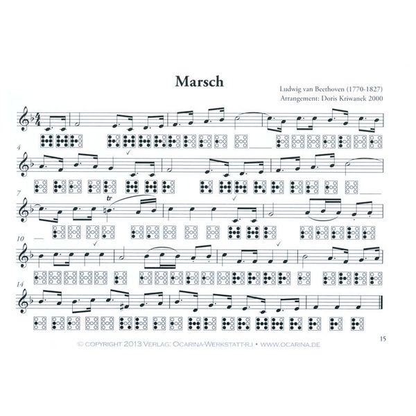 ocarinamusic Klassische Lieder für Ocarina