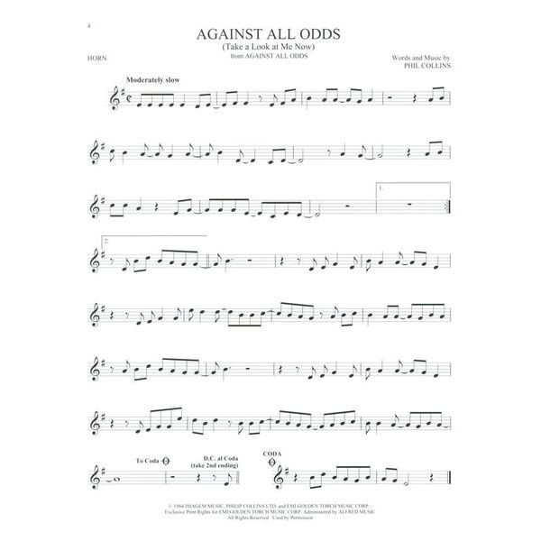 Hal Leonard 101 Movie Hits for Horn