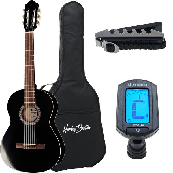 Thomann Classic Guitar 3/4 BK Bundle
