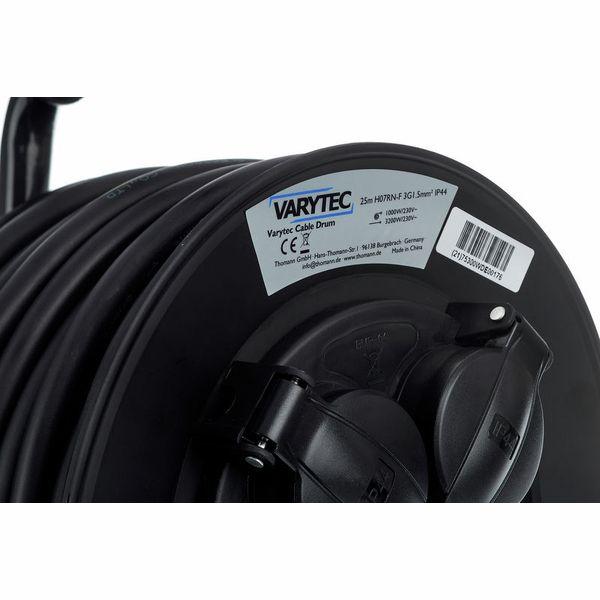 Varytec Cable Drum IP44 25m 3x 1,5 mm