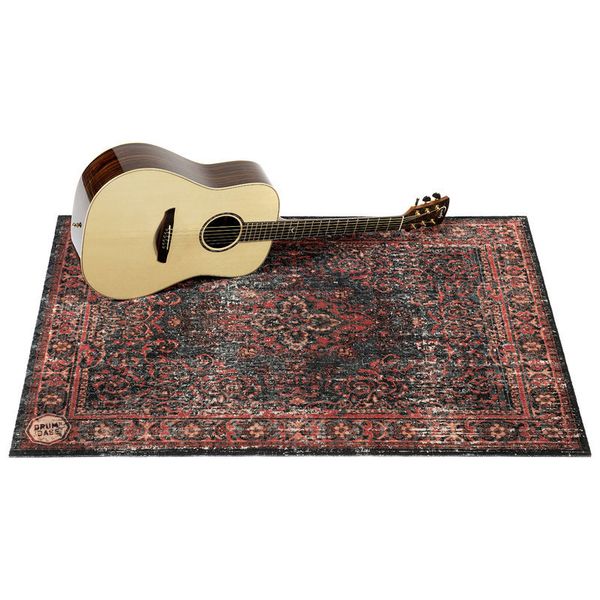 Drum N Base Vintage Stage Mat Black-Red