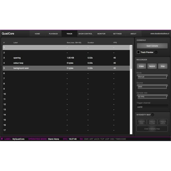 Visual productions  QuadCore