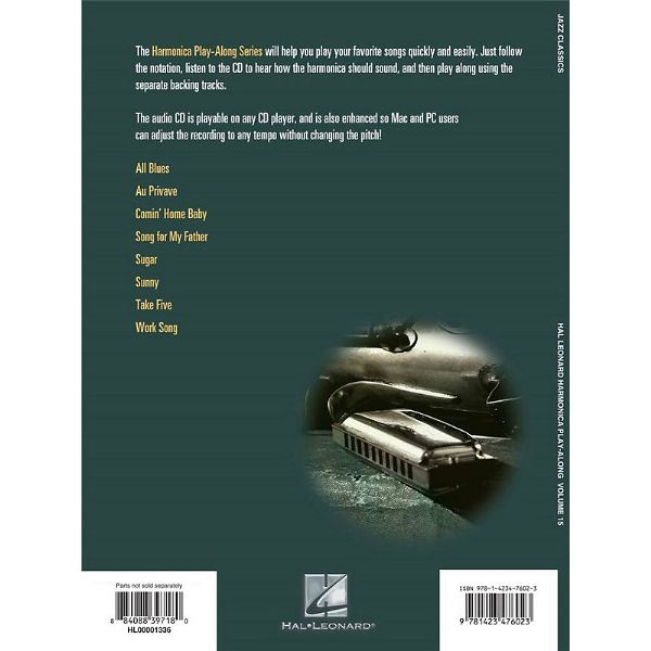 Hal Leonard Harmonica Play-Along Jazz