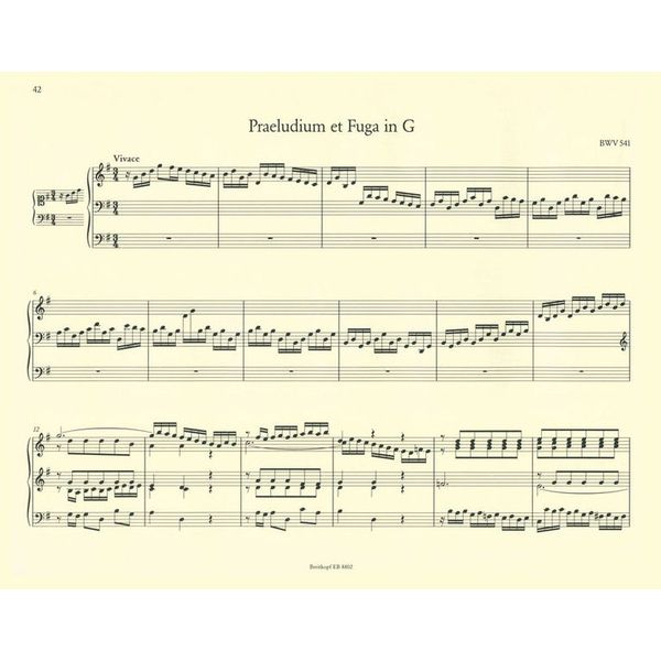 Breitkopf & Hrtel Bach Smtliche Orgelwerke 2