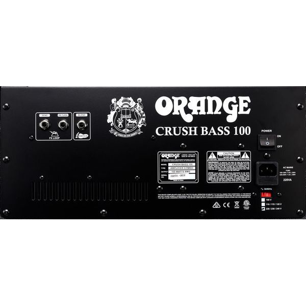 Orange Crush Bass 100 Black