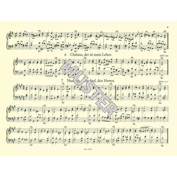 Breitkopf & Hrtel Bach 371 vierstimmige Chorle