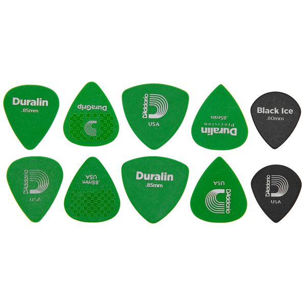 Daddario XDGN4-10 Duralin Picks Medium