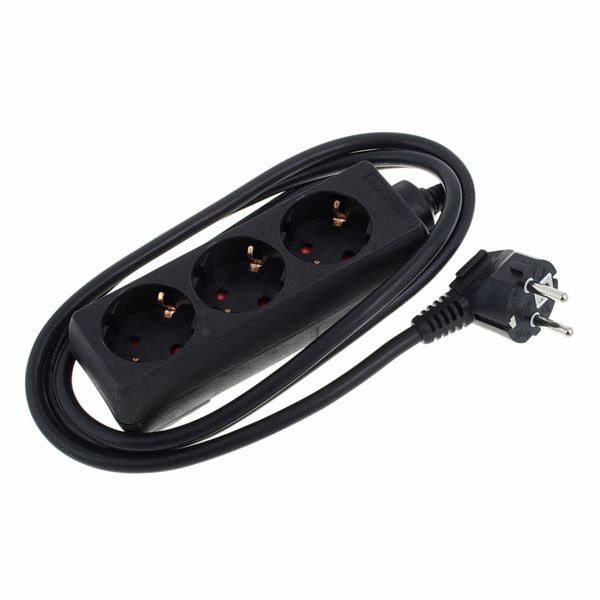 Stairville Power Split 3 Way Black