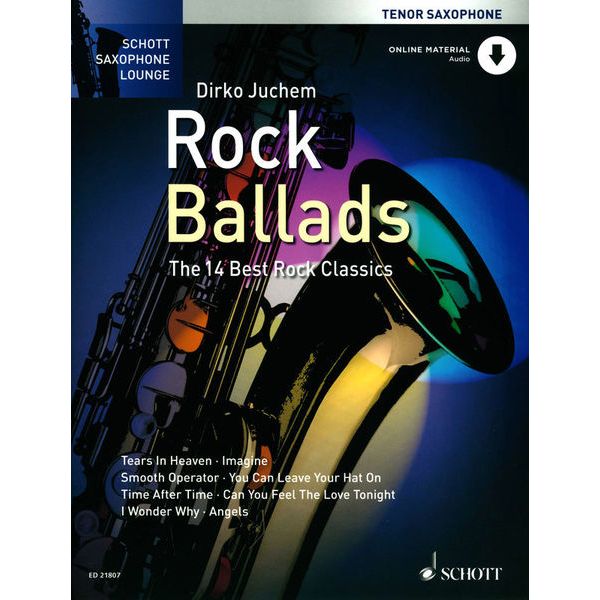 Schott Rock Ballads Tenor Saxophone