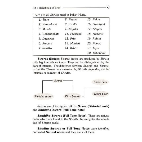 Pankaj Publications Handbook of Sitar