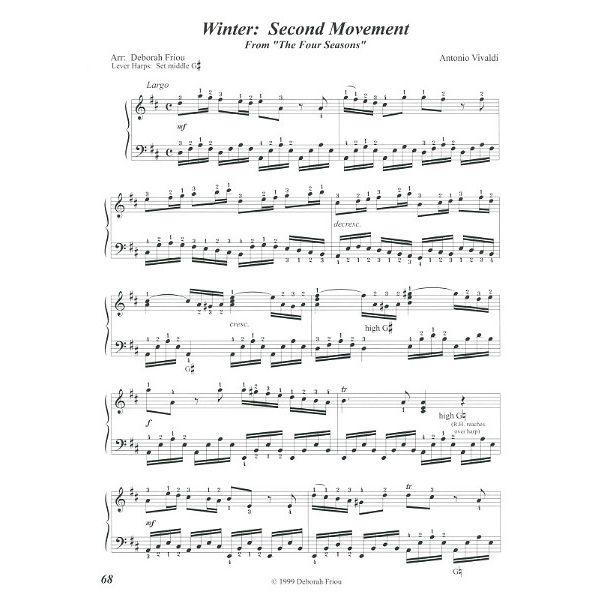 Friou Music Baroque Music for the Harp