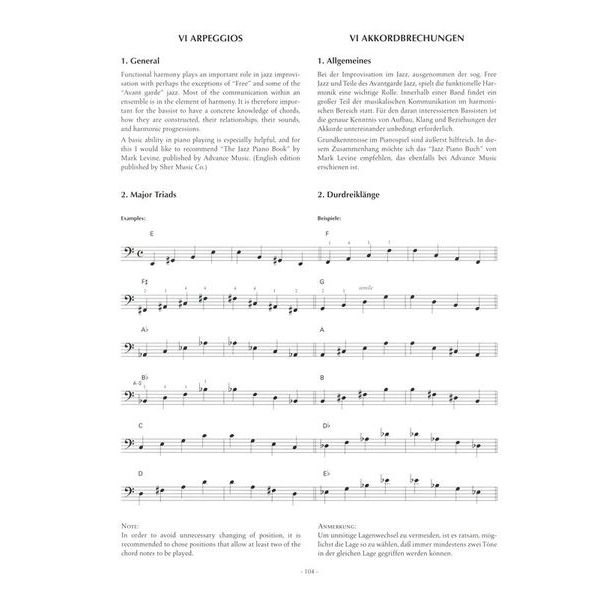 Advance Music Jazz Bass Compendium