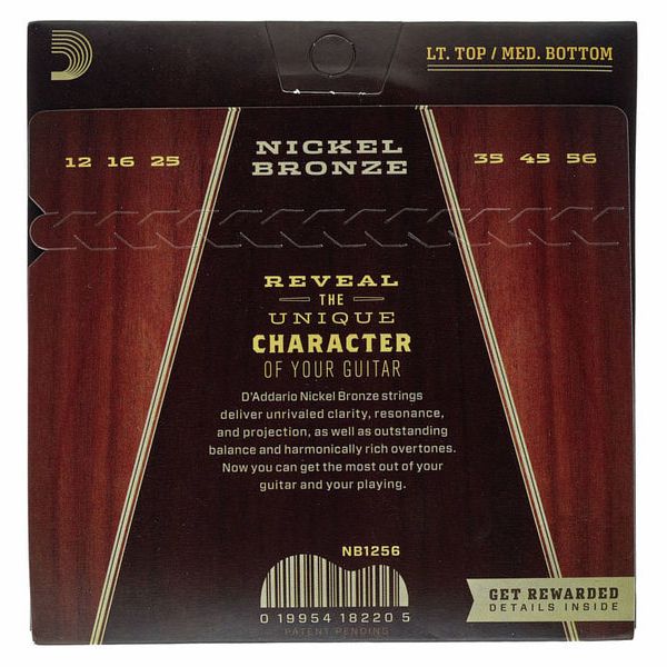 Daddario NB1256 Nickel Bronze Set