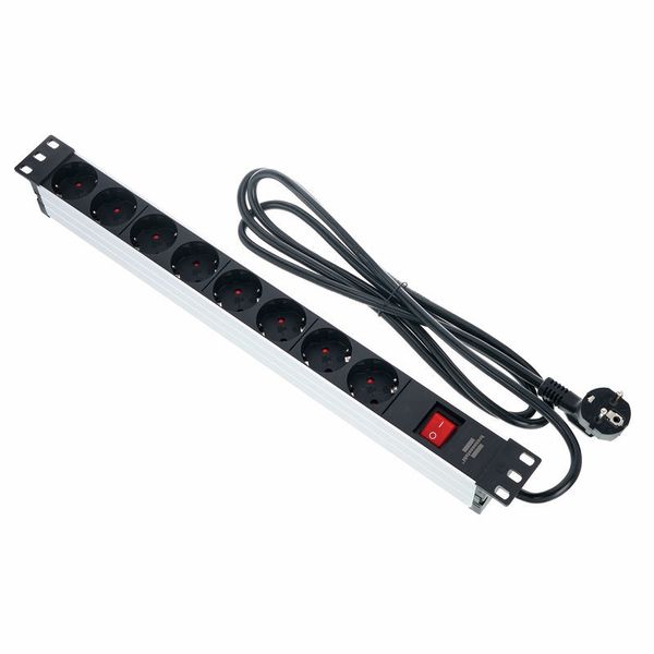 Brennenstuhl Alu Line 8-Way 19" Switch