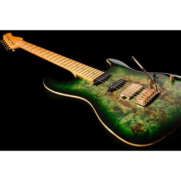 Larry Carlton S10 HSS Transparent Green