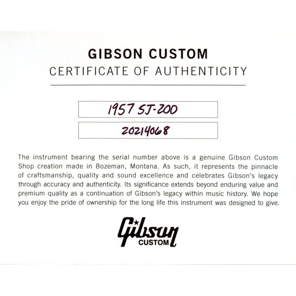 Gibson 1957 SJ-200 VS LH
