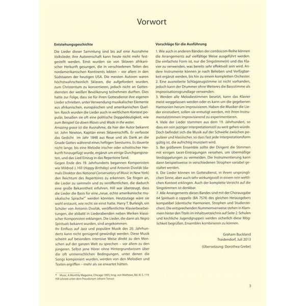 Brenreiter combocom Spirituals