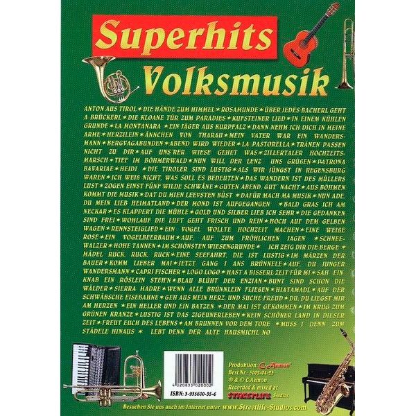 Streetlife Music Besten Melodien der Volksmusik