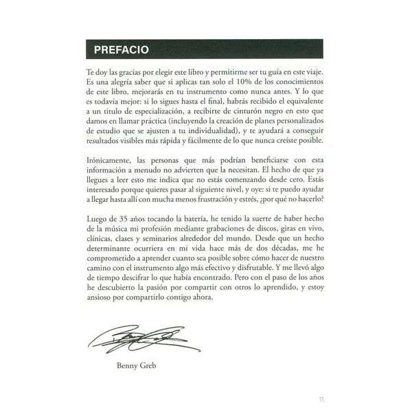 Benny Greb Práctica Efectiva Para Músicos
