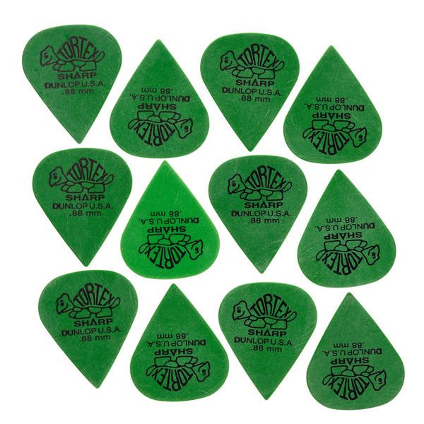 Dunlop Plectrums Tortex Sharp 0,88 12