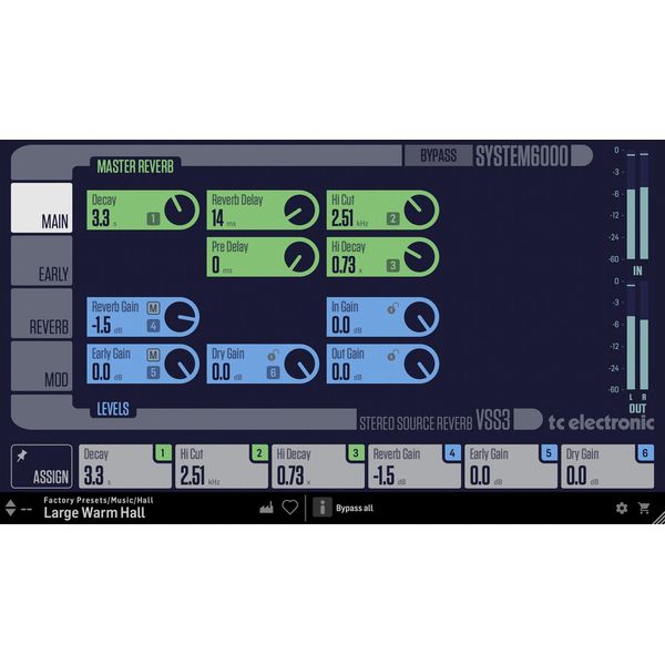 tc electronic VSS3 Space Simulation Reverb