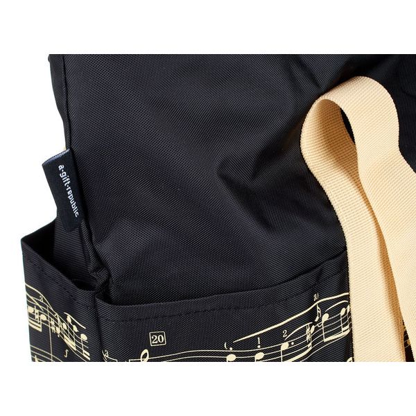 agifty Schultertasche Pro Musica beig