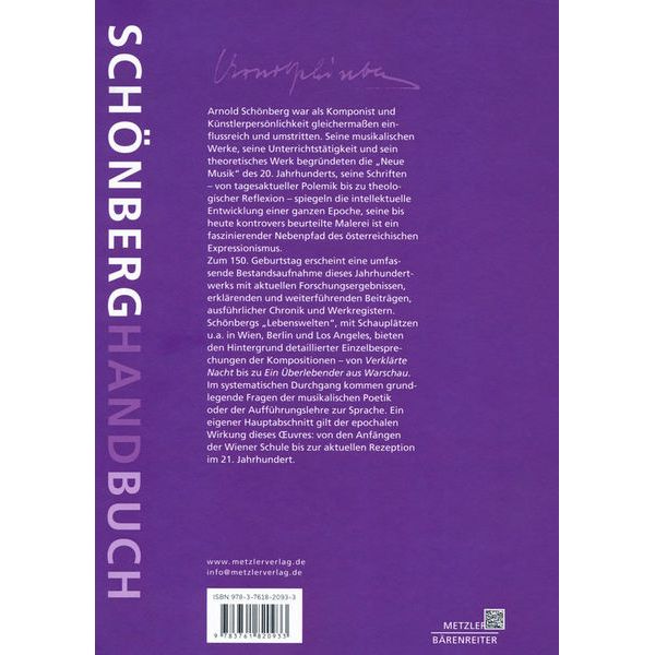 Brenreiter Sch&ouml;nberg-Handbuch