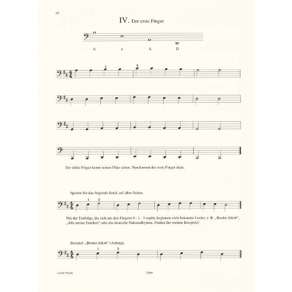 Edition Peters Cello Spielen 1