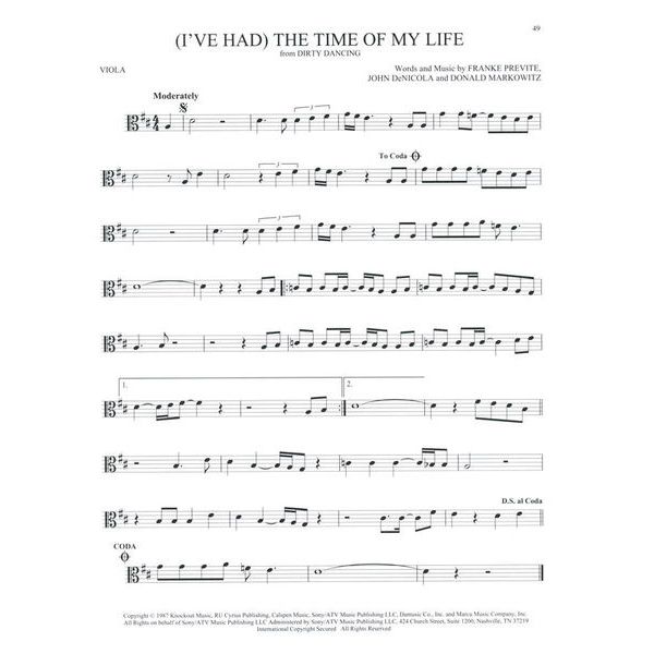 Hal Leonard 101 Movie Hits for Viola