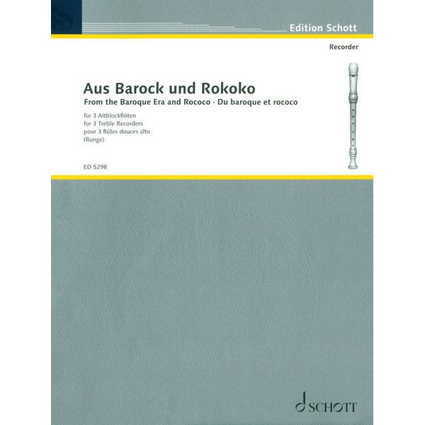 Schott Aus Barock und Rokoko