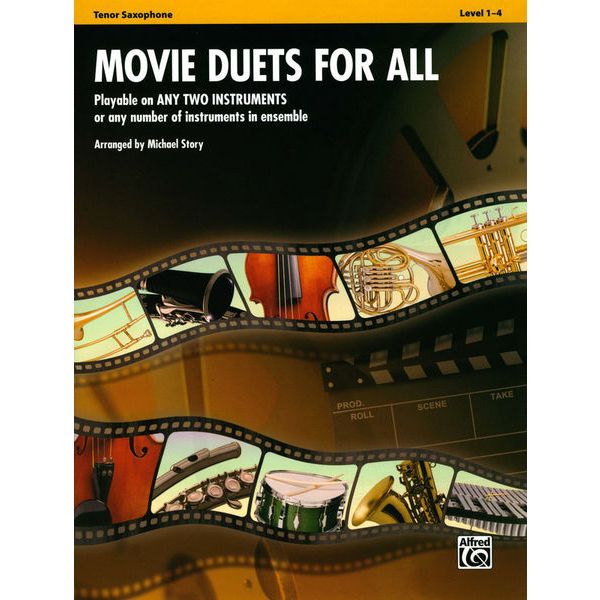 Alfred Music Publishing Movie Duets For All Tenor Sax