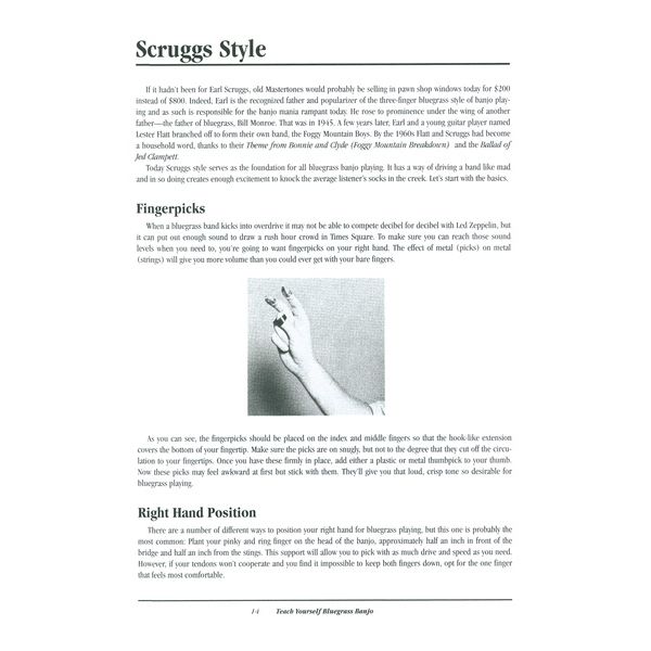 Oak Publications Teach Yourself Bluegrass Banjo