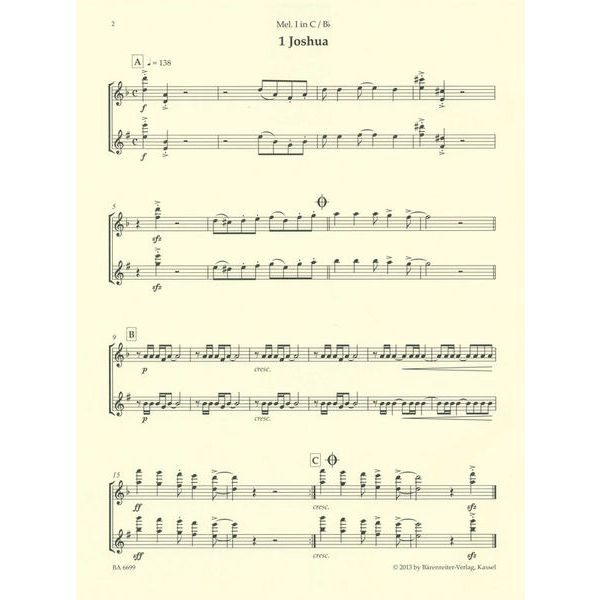 Brenreiter combocom Spirituals