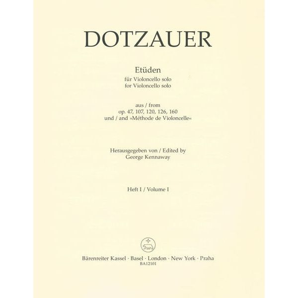 Brenreiter Dotzauer Etüden Cello