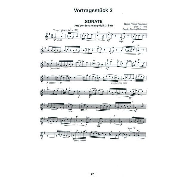 Musikverlag Heinlein Praxis Oboe