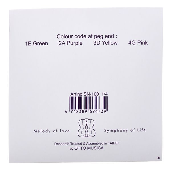 Artino SN-100 Violin Strings 1/4