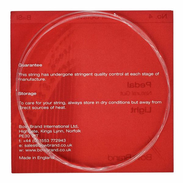 Bow Brand Pedal Nat. Gut 1st B No.4 L