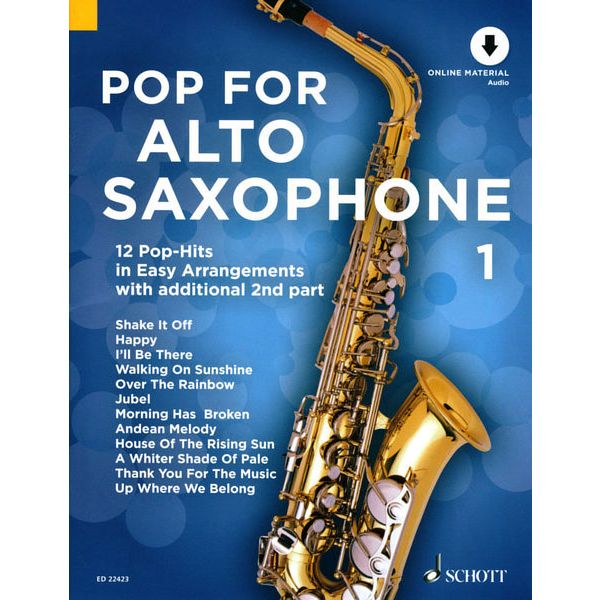 Schott Pop For Alto Saxophone 1