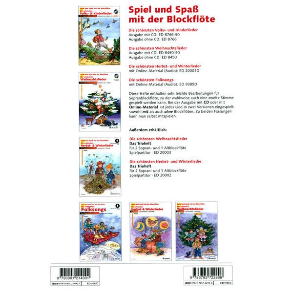 Schott Die schönsten Folksongs Rec