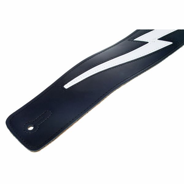 Levys DM2 Leather Strap 2,5" BK