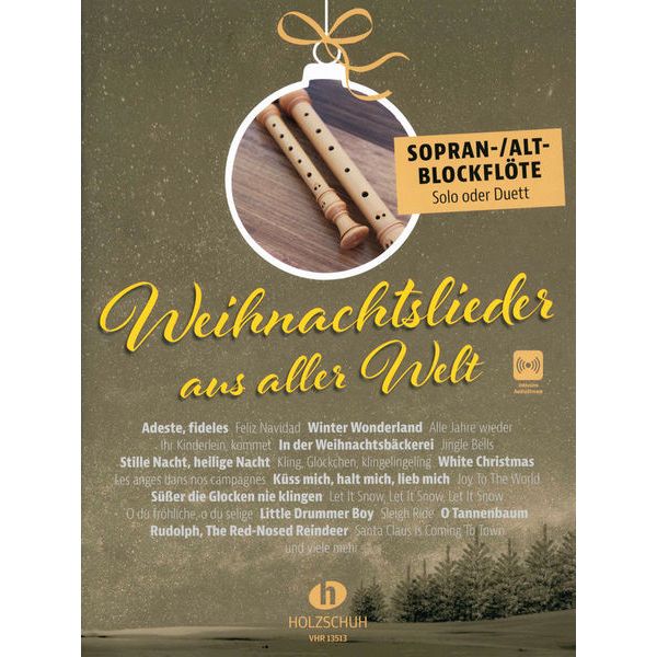 Holzschuh Verlag Weihnachtslieder Sopran/Altblo