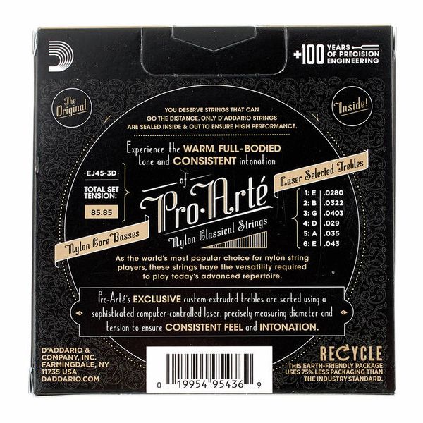 Daddario EJ45-3D