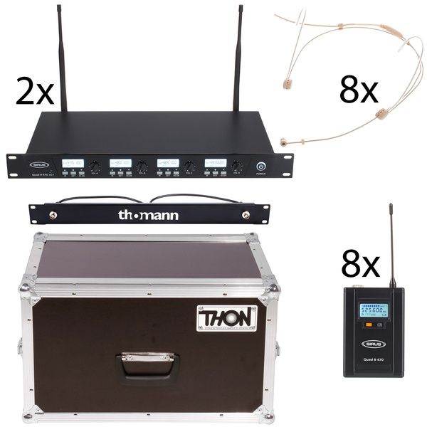 Sirus Quad R/8B 8 Headmike D 470 Set