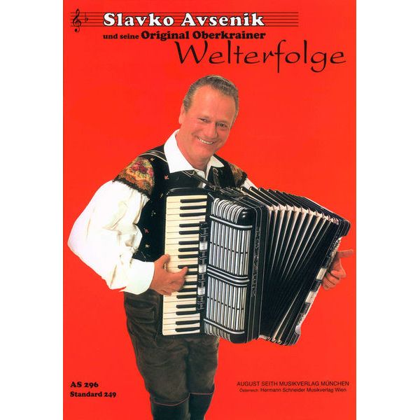 August Seith Musikverlag Avsenik Welterfolge orange