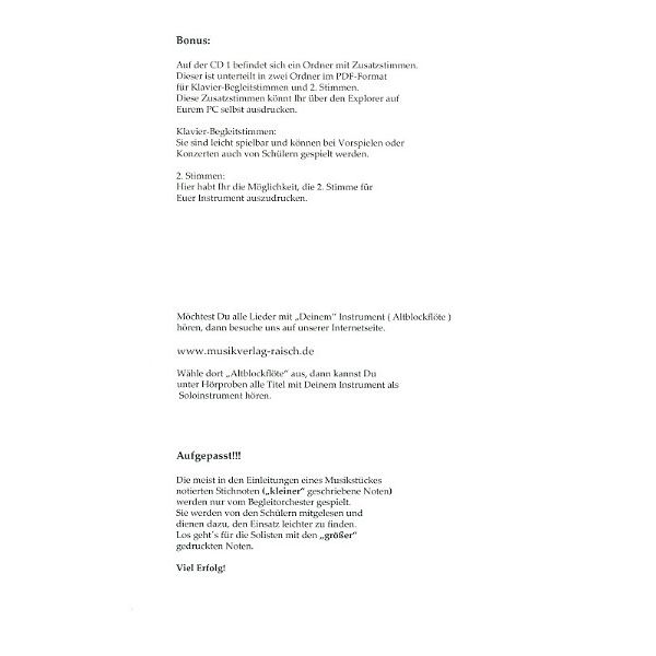 Musikverlag Raisch Baroque Is Back AltoRecorder 1