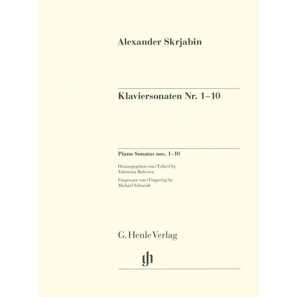 Henle Verlag Skrjabin Klaviersonaten