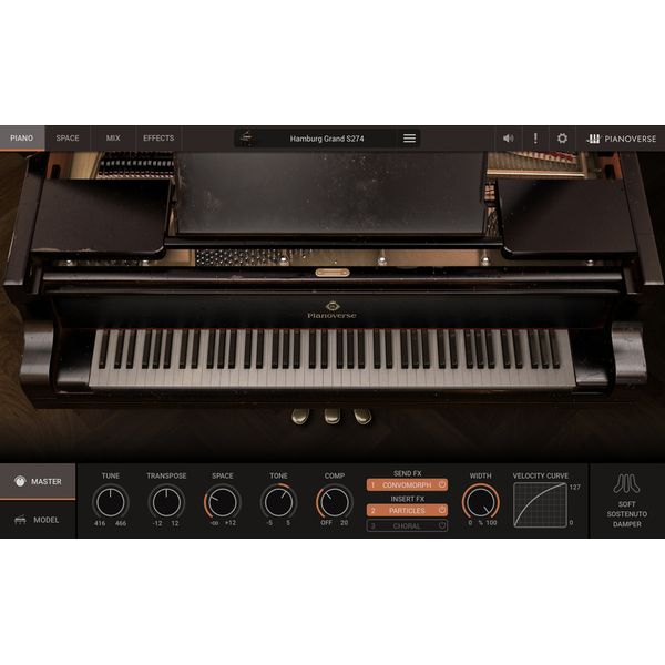 IK Multimedia Pianoverse Hamburg Grand S274