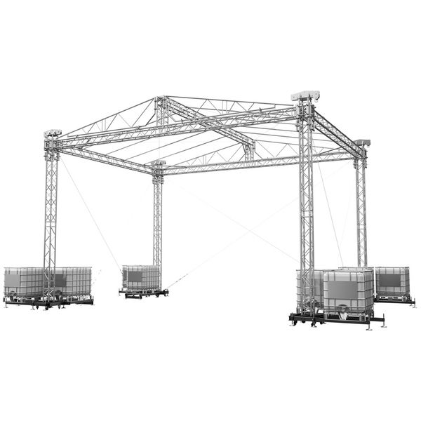 Global Truss DPR8x6 Double Pitch Roof 8x6m
